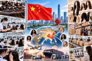 china humna hair industry